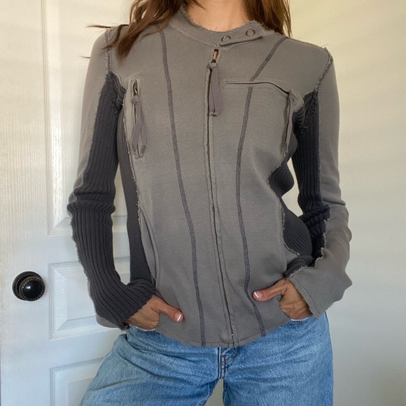Free people zip up jacket - Picture 6 of 8